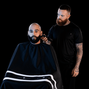 Barber Strong Cape XL – in use by professional barber
