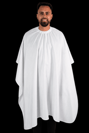 Barber Strong Classic Barber Cape White – front view