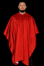 Barber Strong The Barber Cape Shield Collection – red front view