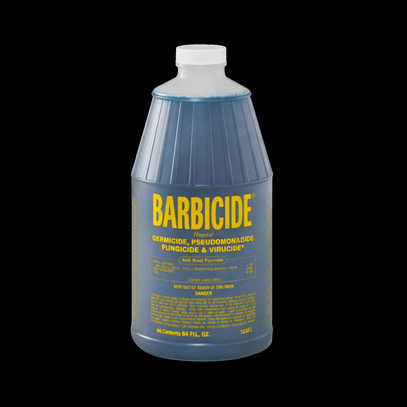 Barbicide disinfectant concentrate barber and salon tool sanitizer bottle