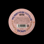 Brosh Clay Fiber Pomade Matte Alchemy Pink – back label with Mr Brothers Cut Club branding