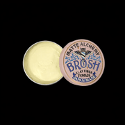 Brosh Clay Fiber Pomade Matte Alchemy Pink – open container showing pomade texture