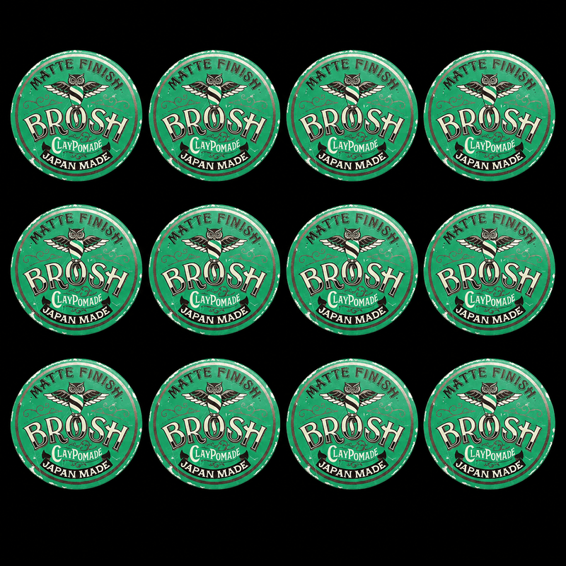 Brosh Clay Pomade Matte Finish Green – case of 12 units