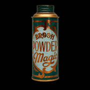 Brosh Powder Magic Hair Texture Powder – front view on black background