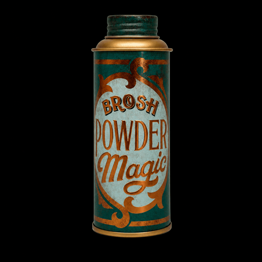 Brosh Powder Magic Hair Texture Powder – front view on black background