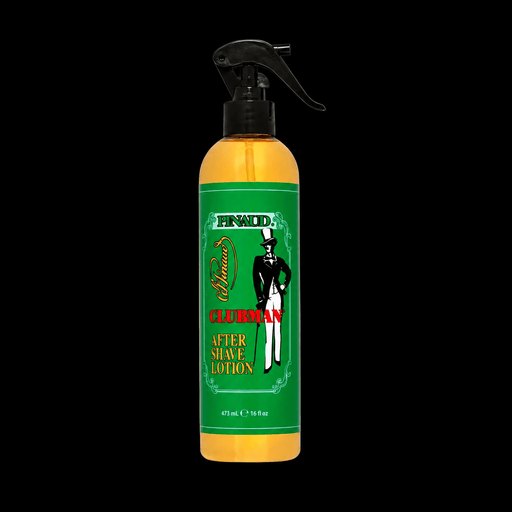 Clubman Pinaud After Shave Lotion 12.5oz – bottle with green label on black background