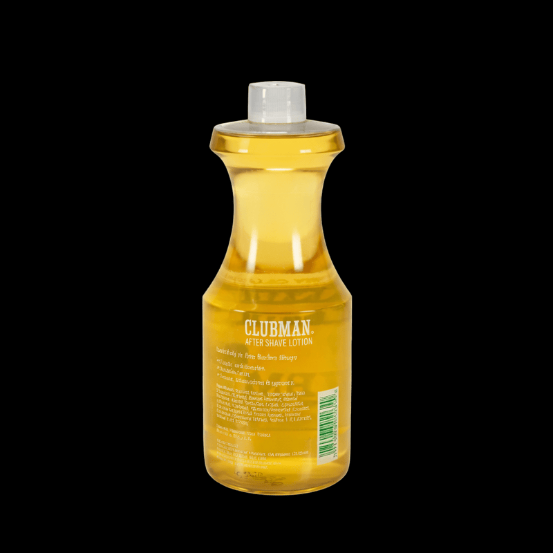 Clubman Pinaud After Shave Lotion 16oz – back view of bottle
