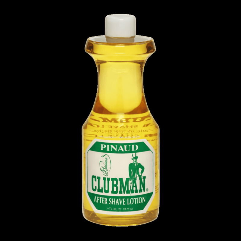 Clubman Pinaud After Shave Lotion 16oz – bottle front view on black background