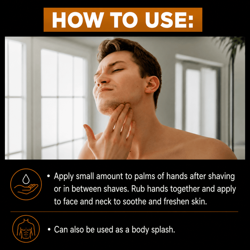 Clubman Pinaud Lime Sec Aftershave – how to use application instructions