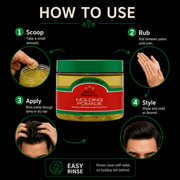 Clubman Tres Flores Molding Pomade – application guide for easy styling