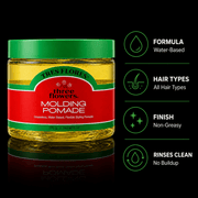 Clubman Tres Flores Molding Pomade – suitable for all hair types
