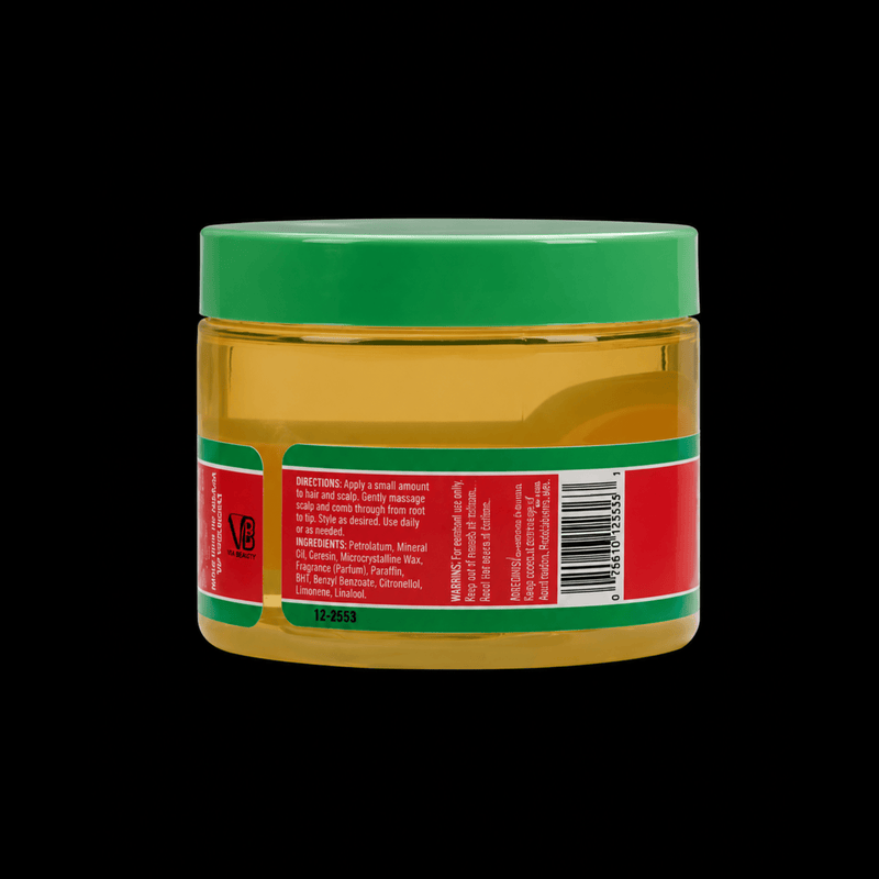 Clubman Tres Flores Molding Pomade – side view of container
