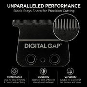 Cocco Digital Gap Standard Original trimmer blade with precision cutting performance graphic