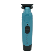 Blue and black grooming tool with 'COCCO' branding on a transparent background