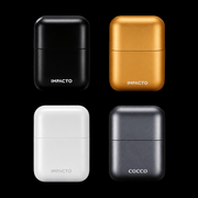 Cocco Impacto compact foil shaver color collection including black gold white and graphite