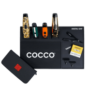 Cocco Magnetic Barber Arsenal Mat – with clippers and barber tools on station