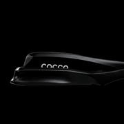Cocco Straight Razor Matte Black T11 closed folding razor side profile