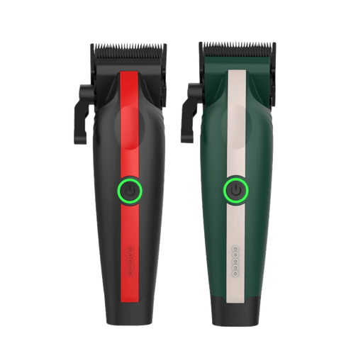 Cocco Veloce Lite cordless barber clipper black red and green white professional hair clipper
