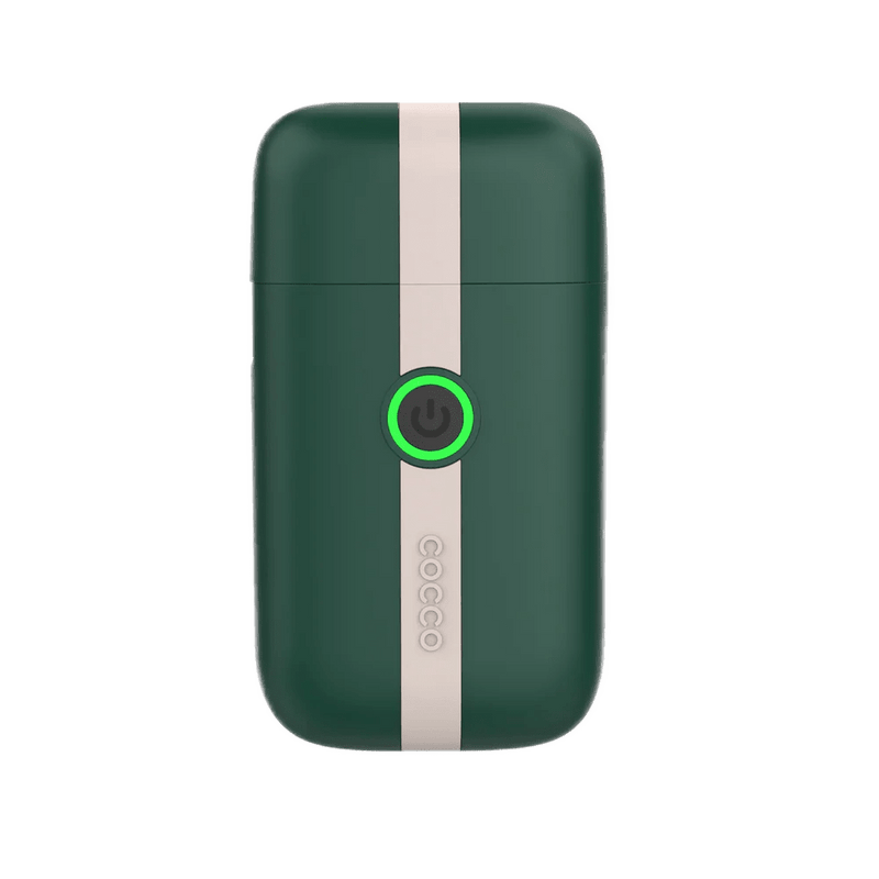 Cocco Veloce Lite Shaver green barber foil shaver closed cap