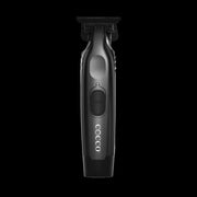 Cocco Veloce Pro Trimmer matte black front view professional cordless hair trimmer