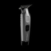 Cocco Veloce Pro Trimmer matte grey angled view professional barber tool