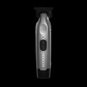 Cocco Veloce Pro Trimmer matte grey front view cordless barber detailing trimmer