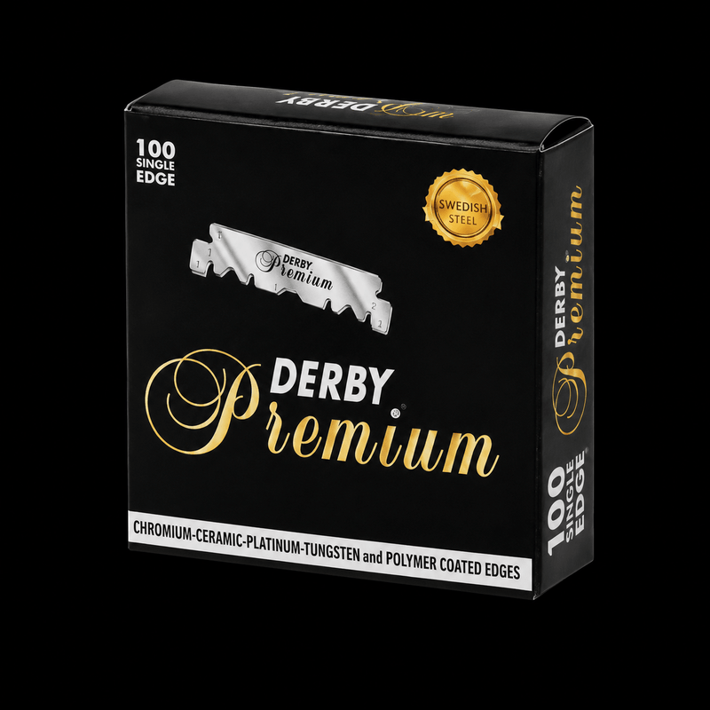 Derby Premium Single Edge Razor Blades Case of 12