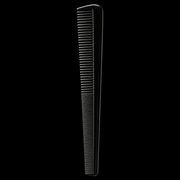 Diane 7 1/4 Barber Comb – single vertical view black background