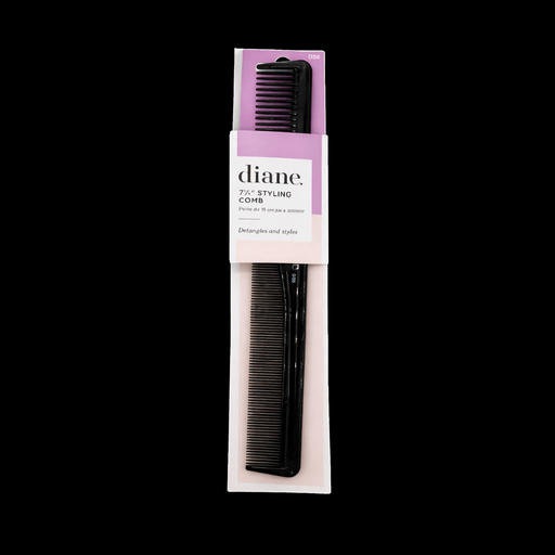 Diane 7-Inch Single Styling Comb – in retail packaging white background