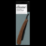 Diane Deluxe Wood Straight Razor D78 retail packaging professional barber shaving razor