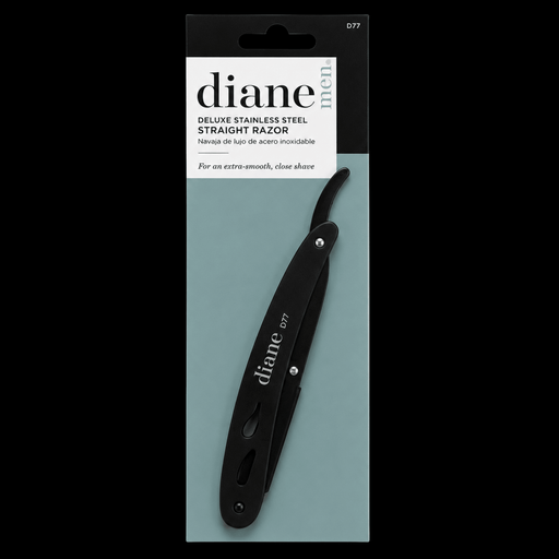 Diane Deluxe Stainless Steel Straight Razor – professional barber razor