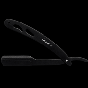 Diane Deluxe Stainless Steel Straight Razor – open blade for precision shaving