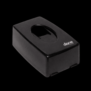 Diane Neck Strip Dispenser – black container on black background