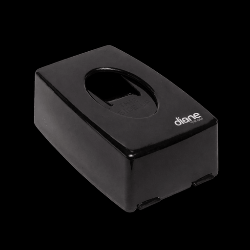 Diane Neck Strip Dispenser – black container on black background