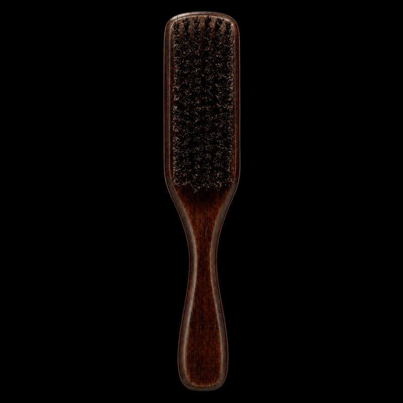 Diane Oak Wood 2-in-1 Grooming Brush – back view