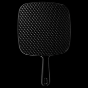 Diane TV Mirror Black Large – carbon fiber textured back