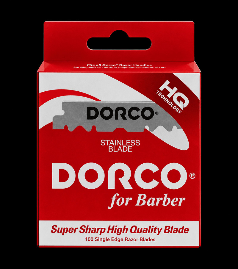 Dorco Red Single Edge Razor Blades Case of 10