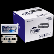 Dorco Prime Platinum Double Edge Razor Blades, 100ct wholesale case of 10