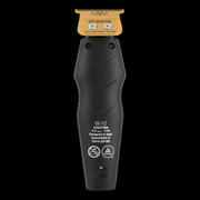 StyleCraft x 3Versince black trimmer with gold ES5 blade, rear profile