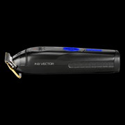 StyleCraft x 360 Jeezy SC423B trimmer, side view with IN2 Vector branding and gold blade