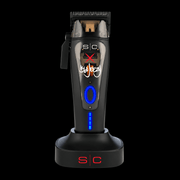 StyleCraft x 360 Jeezy SC614B clipper on its charging base