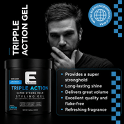 Elegance Triple Action Styling Gel Earth – features