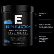 Elegance Triple Action Styling Gel Earth – product benefits