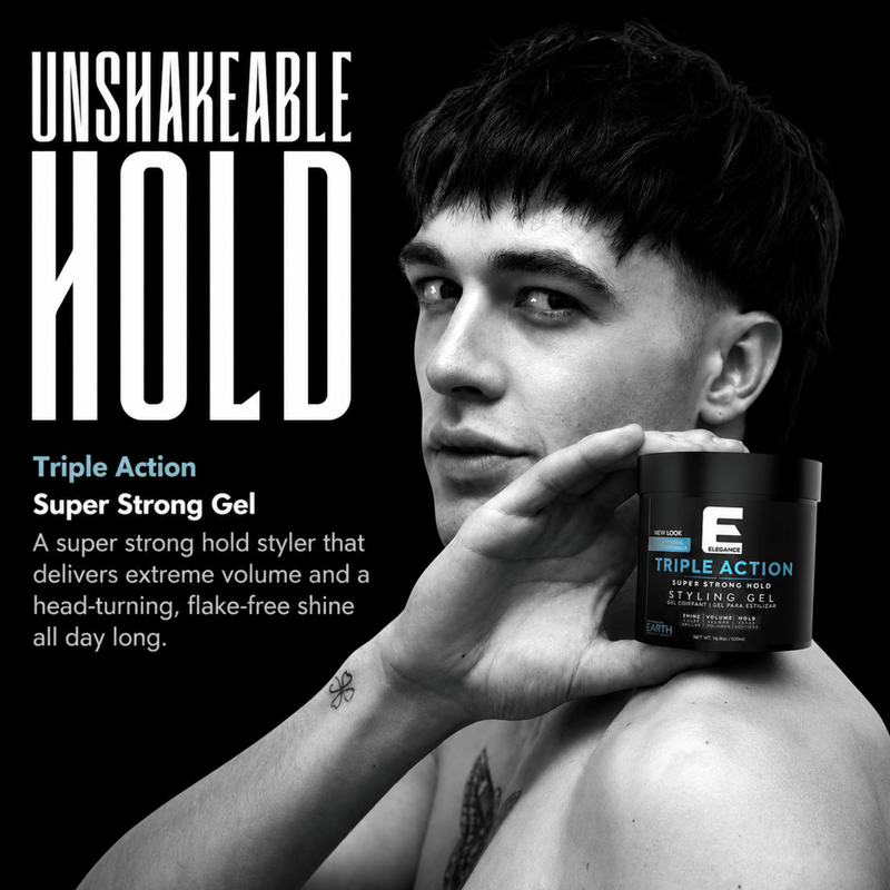 Elegance Triple Action Styling Gel Earth – unshakable hold