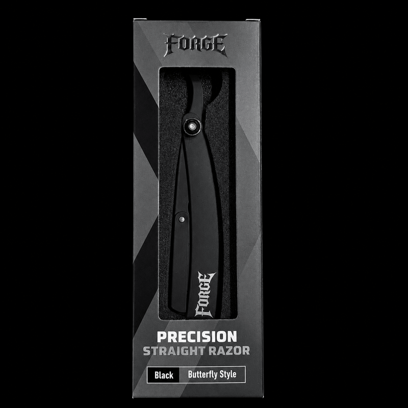 FORGE Butterfly Style Professional Straight Razor