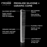 Fromm ProGlide Ceramic & Silicone Cutting Comb – detail view