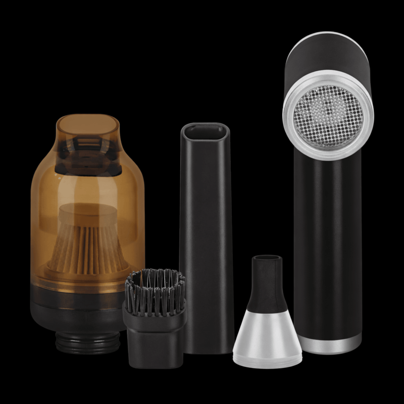Gamma+ Blow Vac – accessories including filter vacuum container and cleaning brush