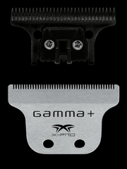 Gamma+ Replacement Classic X-Pro Stainless Steel Fixed Hair Trimmer Blade – main view