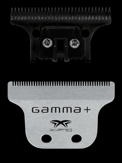 Gamma+ Replacement Classic X-Pro Stainless Steel Fixed Hair Trimmer Blade – main view