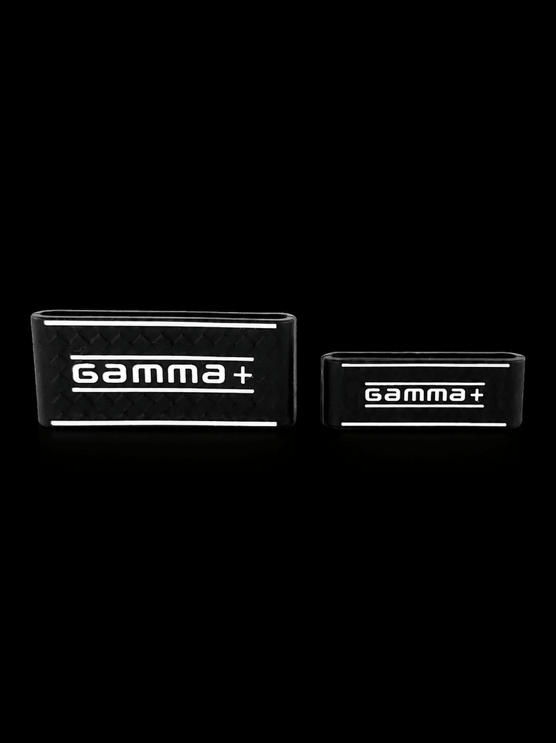 Gamma+ Clipper and Trimmer Grips Black White – main view